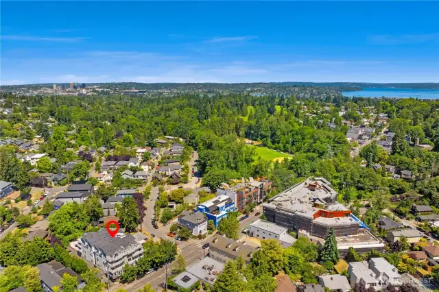In the middle of it all! Fun restaurants, local shops and parks are right outside your front door.