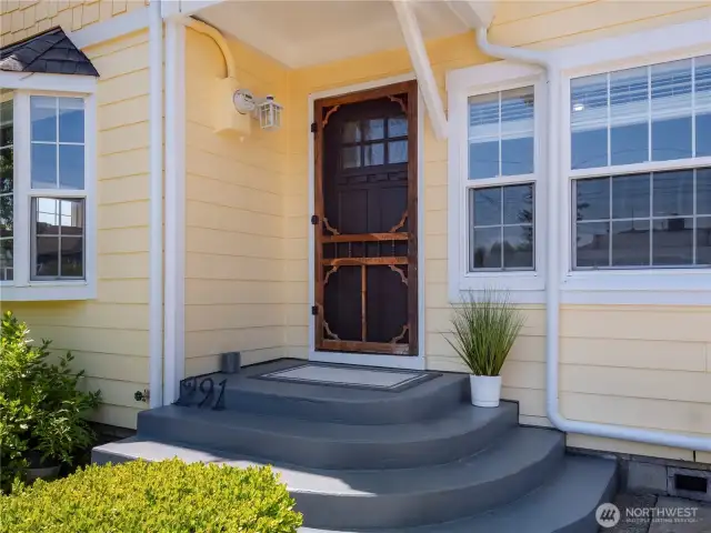 Classic architecture from the entry and throughout the home. You'll be charmed!