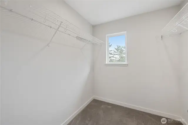 Primary walk-in closet