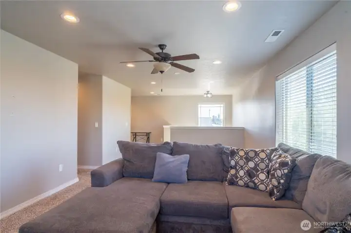 Family room on 2nd floor
