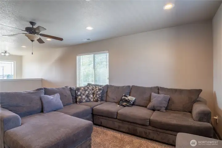 Family room on 2nd floor