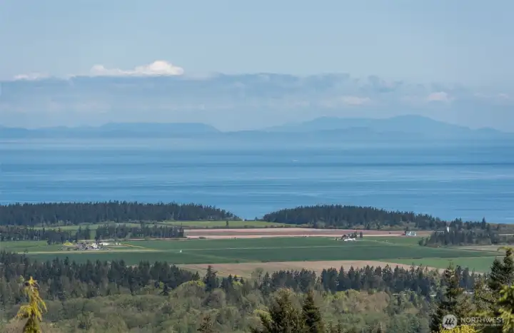 North to San Juans over Preserved Farmlands