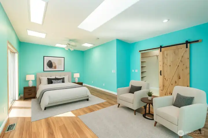 Guest Suite 3 Virtually Staged