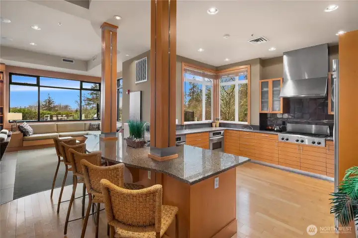 Large entertaining area in community building