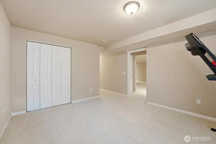 3rd bedroom in lower level.