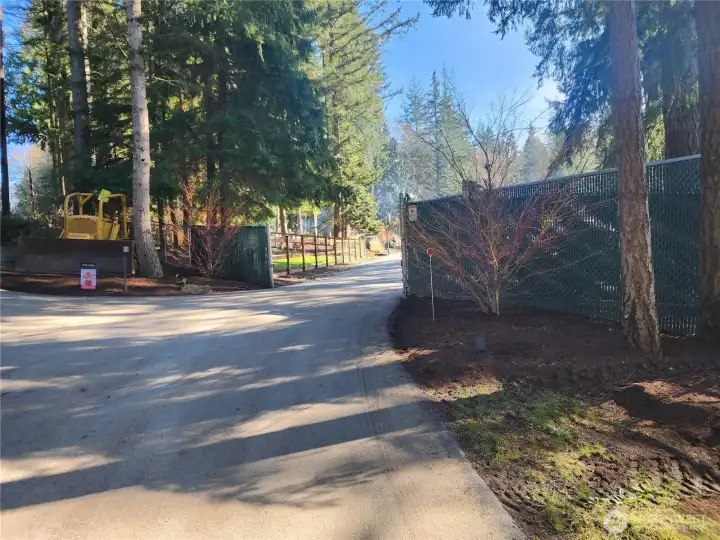Gated Entrance.