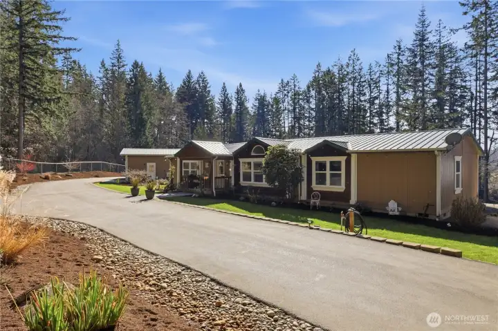 Nice paved driveway!