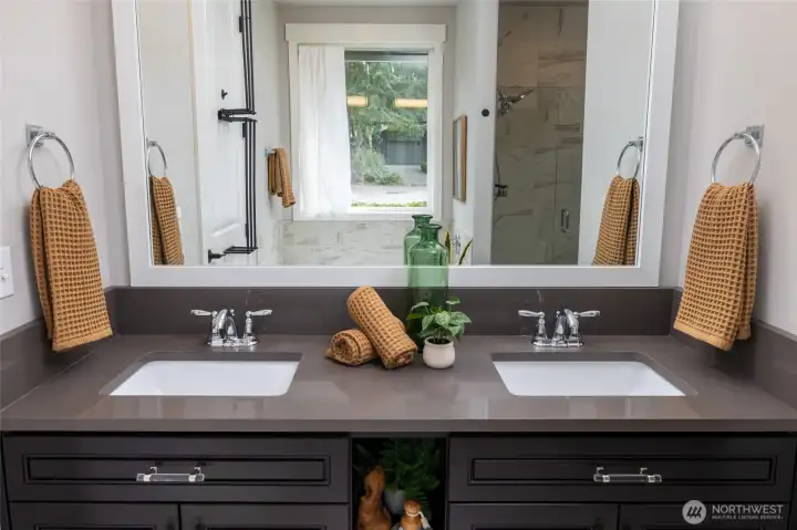 Primary Bath dual vanity