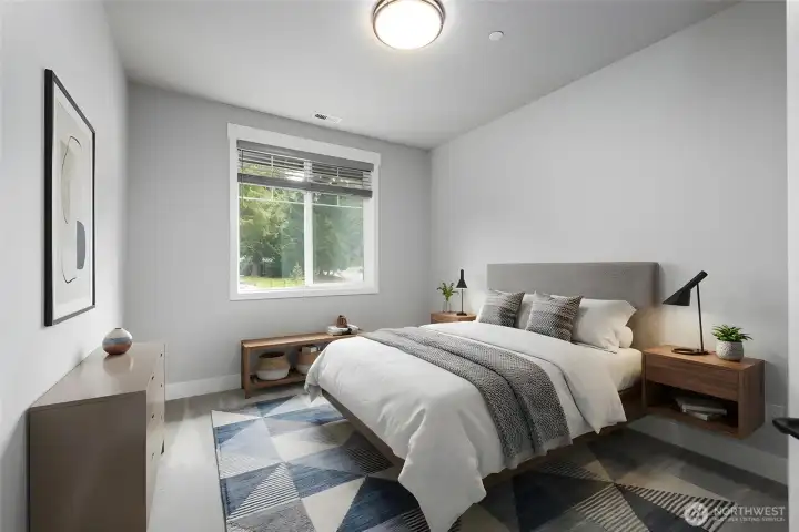 Guest Bedroom Virtually Staged