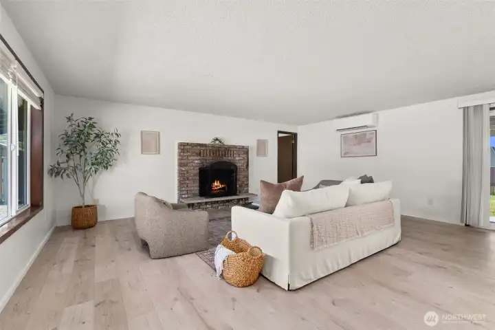Spacious Great Room with LVP flooring.