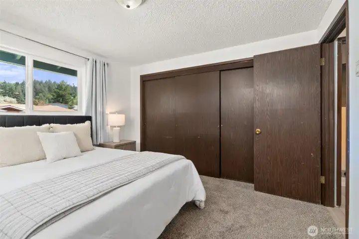 Primary with double closet