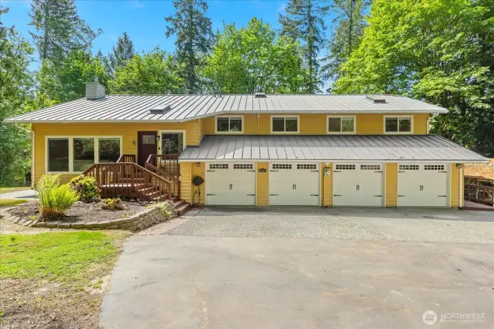 Lots of room in the 4 car garage!