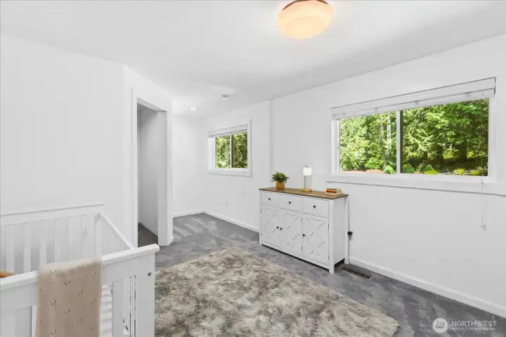 Large upstairs bedroom.