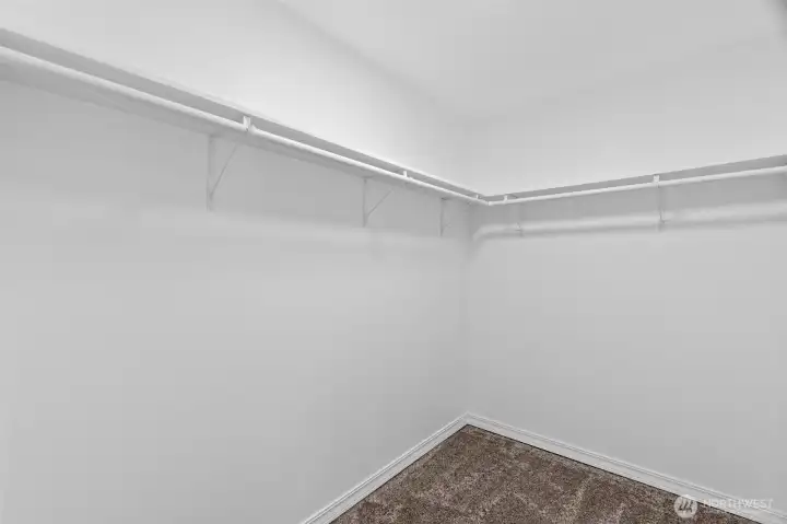 Large walk-in closet in Primary rm