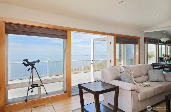 Living room with a view. Living room with a view.