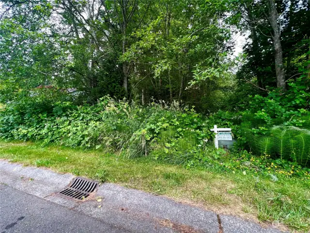 Property to the left of sign