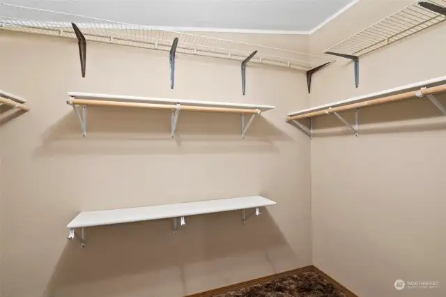 primary walk in closet