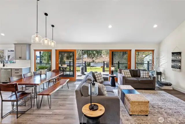 Spacious open floorplan