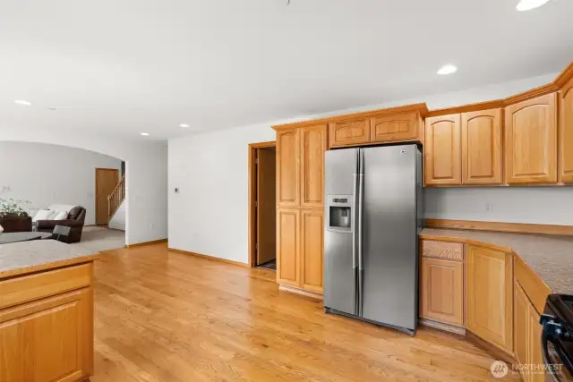Kitchen with plenty of cupboards