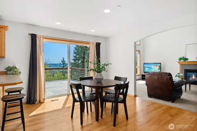 Dining area leading out to the Patio