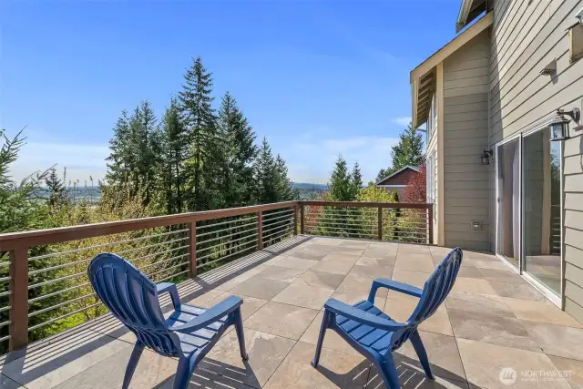 Patio with View