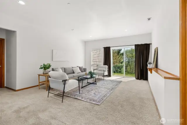 Lower Level 2nd Living Space or Family Room