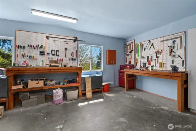 Inside 2nd 2 Car Garage