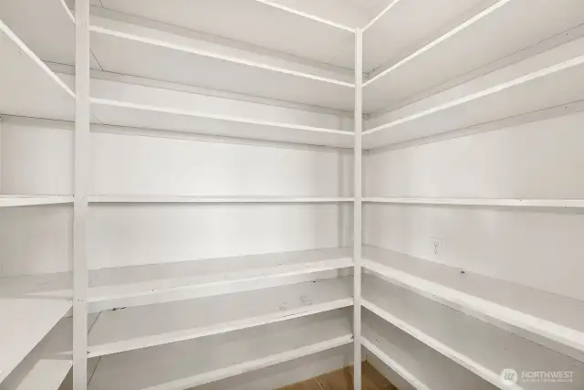 Extra large walk in pantry