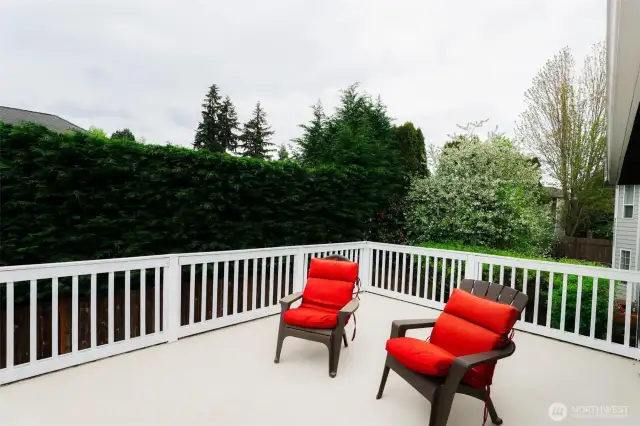 Primary Private Outdoor Deck