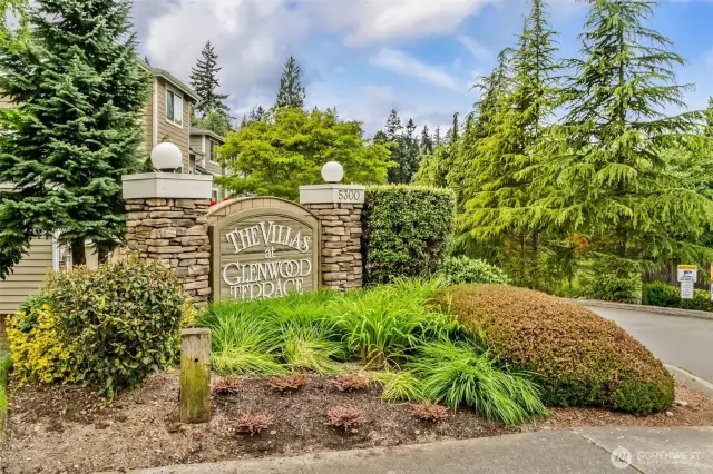 Front entry welcomes you home and guides your guests.