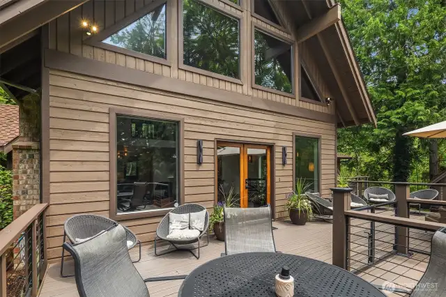 New custom exterior deck!
