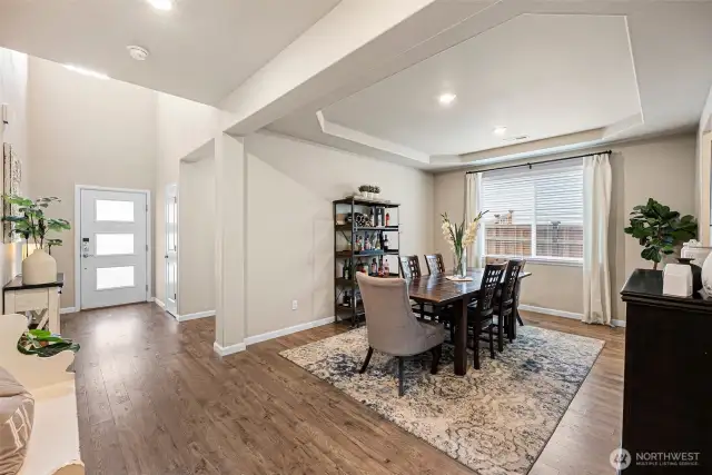 Formal dining room.