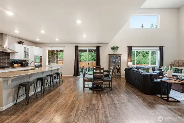 Extensive LVP flooring throughout main floor.