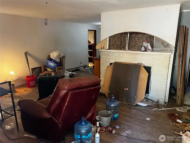 Entrance into living room