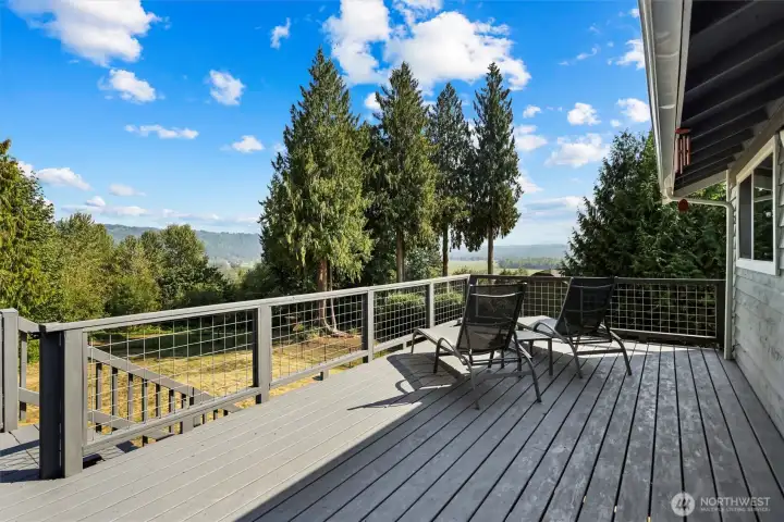 Now let's check out the 700-sq.ft. deck!