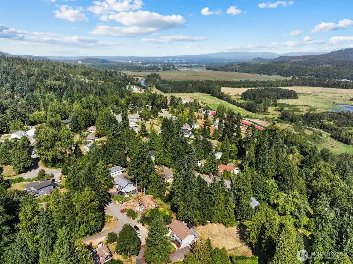 Perched above the Snoqualmie River Valley