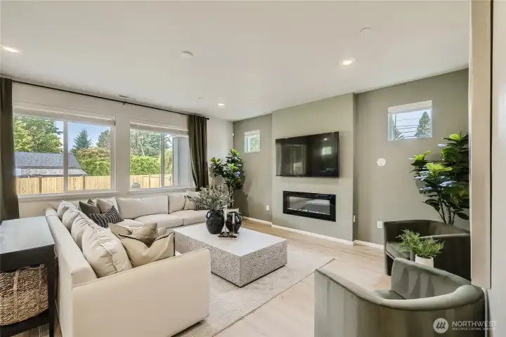 Great room    Photos are representation as the home is under construction.