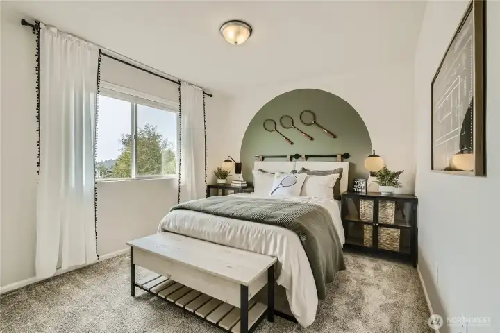 Bedroom 3  Photos are representation as the home is under construction.