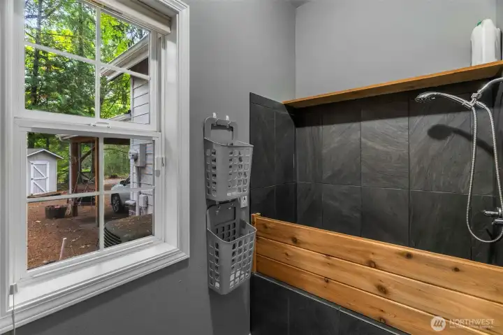 Pet washing station!