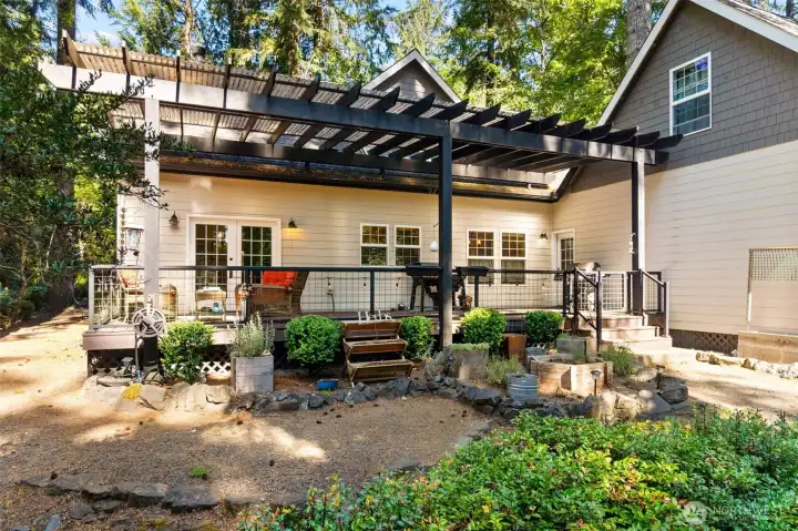 Enjoy your lovely covered back patio