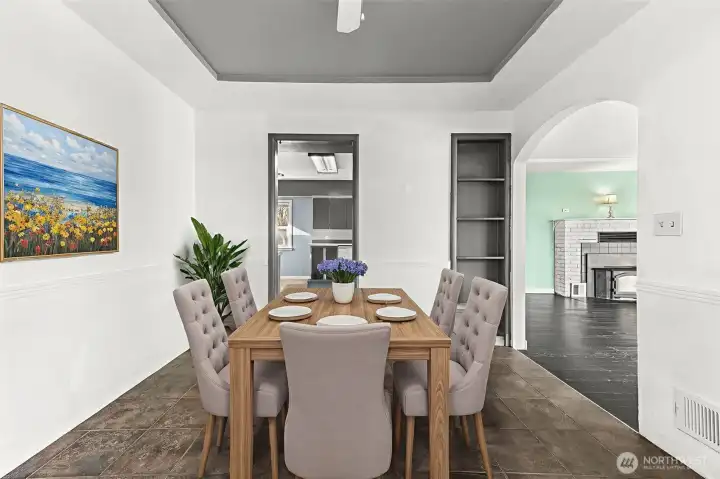 Dining-Virtualy staged