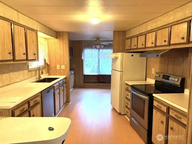Spacious kitchen with upgraded appliances