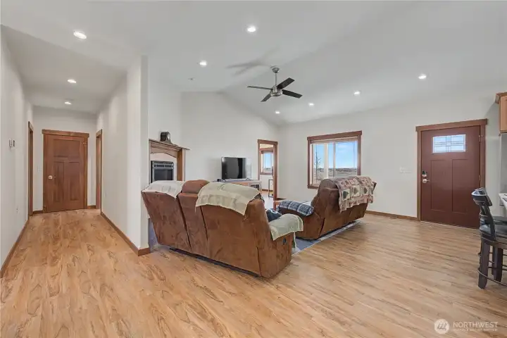 From Entry, facing livng room area...