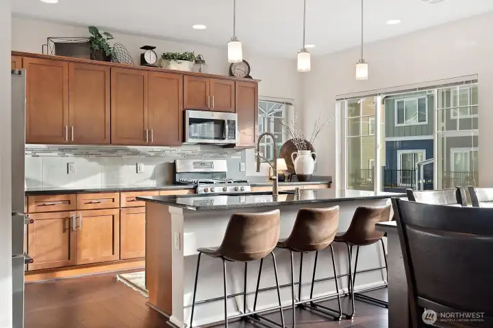 Kitchen with Eat at Counter