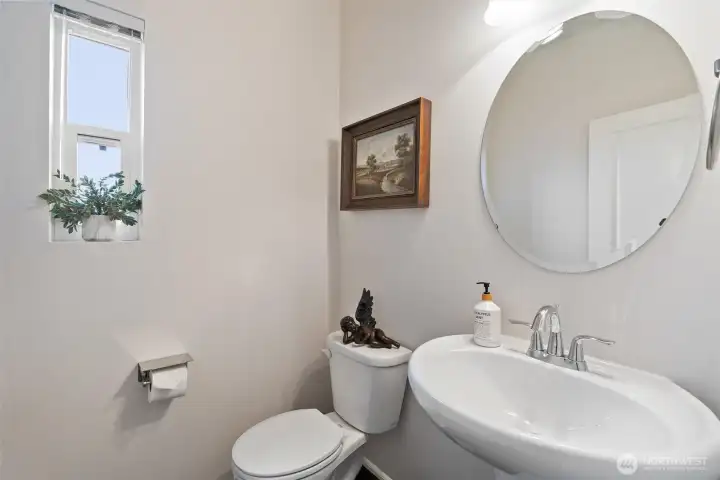 Half bath on main level