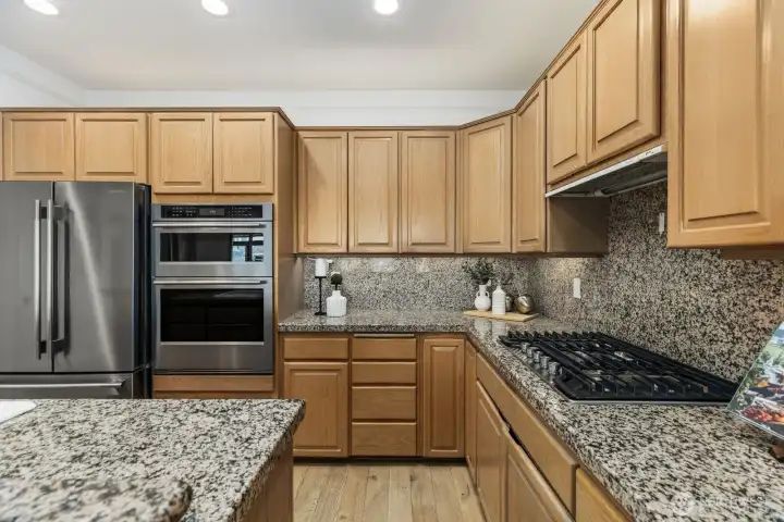 Under cabinet lighting.