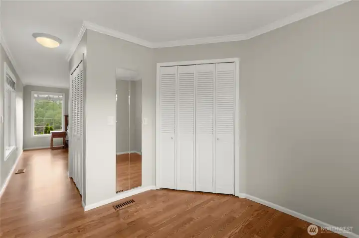 Primary Walk in Closet with Dressing/Sitting Area