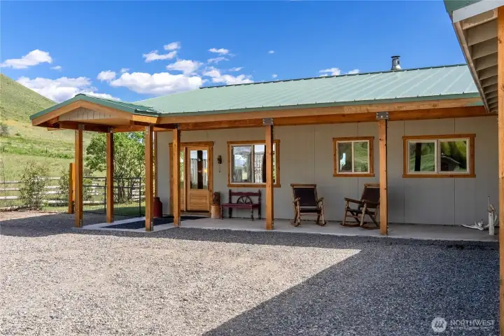 Front covered porch
