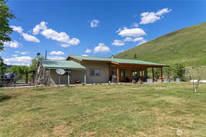 View of the back of the house