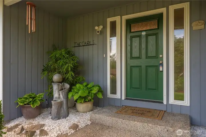 Welcoming entry